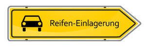 Reifeneinlagerung